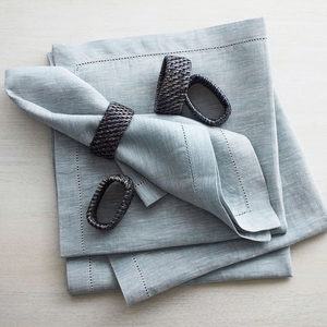 Nouveaux anneaux de serviette en rotin tissé naturel fait à la main décoration de table rustique Boho porte-serviettes pour le dîner de fête de mariage - Product Image 2