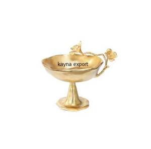 ชามโลหะตกแต่งหรูหรา งานฝีมือสำหรับเสิร์ฟขนมและคุกกี้ ชามโลหะแบบกำหนดเองสำหรับตกแต่ง - Product Image 3