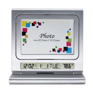 Bán Buôn Phòng Khách Khung Ảnh Đồng Hồ Kỹ Thuật Số Ngày Ngày Nhiệt Độ Và Thời Gian Hiển Thị Châu Âu-Phong Cách Hiện Đại Máy Tính Để Bàn Đồng Hồ Báo Thức - Product Image 4