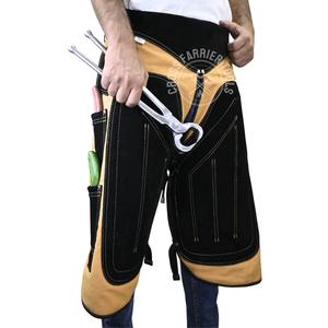 Tailles et couleurs personnalisées maréchal-ferrant chaps de ferrier tablier de maréchal-ferrant tablier de soin de cheval en cuir outil de coupe pantalon pour maréchaux - Product Image 5