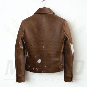 Nouvelles vestes en cuir de vache, cuir véritable de qualité supérieure pour hommes, veste d'hiver, cuir pleine fleur, veste pour hommes avec broderie personnalisée - Product Image 3