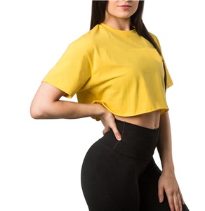 T-shirts amples d'été en coton de qualité supérieure, coupe courte, 180 grammes, col rond, pour usage décontracté - Product Image 5