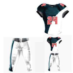 Meilleures ventes, uniforme de football américain unisexe à manches trois quarts, séchage rapide, antibactérien, sur mesure, dernier style - Product Image 6