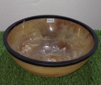 Bol en résine imitation pierre naturelle, grand bol décoratif en époxy moderne, parfait comme bol à fruits ou à salade, au meilleur prix.