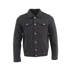 Veste en jean pour hommes sur mesure vêtements d'extérieur anti-rides poids léger vente à chaud veste en jean pour homme avec un matériau durable - Product Image 1