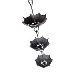 Cadena de Lluvia Artística para Jardín Exterior, para Canalones de Techo, Cadena de Drenaje Decorativa Colgante - Product Image 1