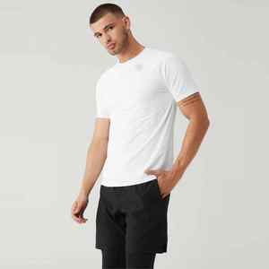 Ensemble T-shirt uni et short pour homme, personnalisable, 100 % coton, manches courtes, bas assorti, tenue décontractée confortable, respirant, OEM - Product Image 2