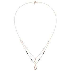 Chaîne de collier en or 14 carats, design élégant et minimaliste pour un usage quotidien, type de chaîne pour femmes, pendentif Mangal Sutra - Product Image 4