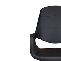 Chaise de bureau pivotante ergonomique Olimpik Legend Chef au design moderne, en cuir véritable, avec structure en aluminium, modèle 76, chaise de secrétaire