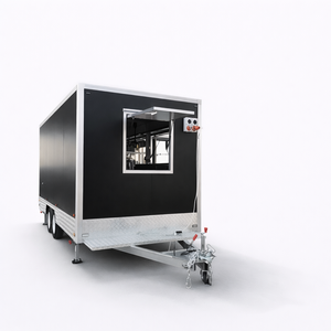 Remorque alimentaire remorquable en acier inoxydable de 10 pieds à 4 roues, résistante à la rouille, avec équipement de cuisson personnalisé pour la restauration extérieure - Product Image 4
