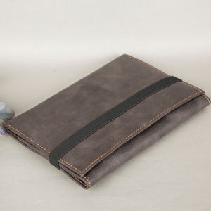 กระเป๋าจัดเก็บสายชาร์จแบบซิป ทำจากหนังรักษ์โลก สำหรับใส่สายชาร์จ หูฟัง อุปกรณ์อิเล็กทรอนิกส์ ของขวัญคริสต์มาสสำหรับผู้ชาย - Product Image 5