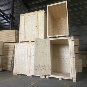 Eco-Friendly Premium Foldable Stackable Wooden Plywood Shipping <b>Crate</b> Heavy Duty Logistics Storage Box Custom Logo OEM ODM - Product Image 6