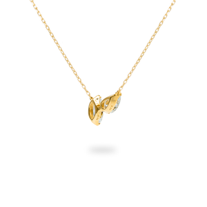 Pendentif en or blanc 18 carats pour femme avec diamant de laboratoire taille marquise, couleur E, clarté VS1, 4 grammes, bijoux fins, design solitaire - Product Image 2