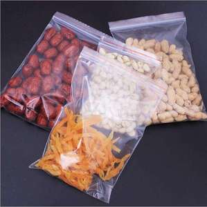 Custom Logo Printed Disposable LDPE Zip <b>Lock</b> Bags with Side Gusset for Food Packaging <b>Small</b> Businesses - Product Image 2