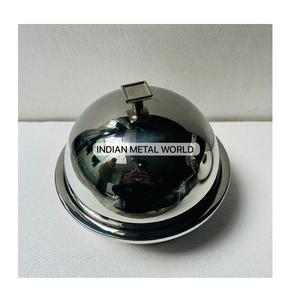 Plato de frotamiento de vajilla de diseño clásico plato de frotamiento de acero inoxidable de calidad RIME de Indian Metal world - Product Image 6