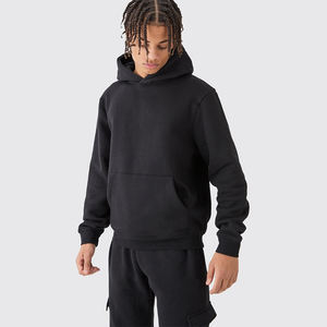 Dernier design de survêtement cargo pour homme adulte, couleur noire, coupe ajustée, polaire, jogging, course à pied, survêtement avec poche kangourou - Product Image 3