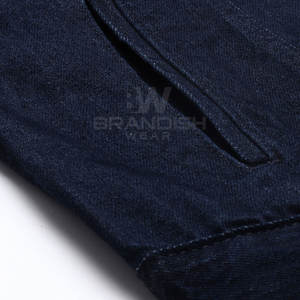 Quantité minimale de commande bas Nouvel arrivage Veste en jean pour hommes Dernière conception de haute qualité Service OEM Veste d'hiver fabriquée au Pakistan - Product Image 5