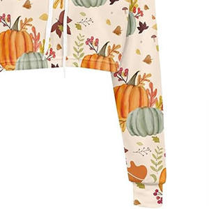 Haut court à capuche pour femme, polaire d'hiver, coupe-vent, écologique, qualité supérieure, confortable, vente chaude - Product Image 6