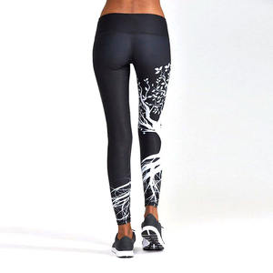 Entrenamiento Fitness Yoga pantalones Leggings para mujer alto Spandex/Nylon patrón sólido sin costuras cintura alta ropa Casual con bolsillos - Product Image 6