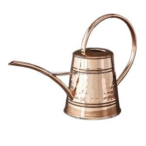 Arrosoir de jardin de luxe Arrosoir martelé de haute qualité Arrosoir en cuivre pur en métal pour l'irrigation de jardin - Product Image 1