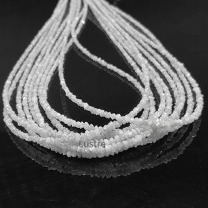 Diamante blanco en bruto, cuentas de piedra sueltas sin cortar, Diamante pequeño Natural sin tratar, fabricación de joyas hechas a mano, mayorista indio - Product Image 2