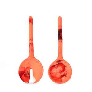 Haute Qualité Classique Art Déco Résine Cuillère Ensemble Folk Art Style Meilleur Salade Serveur Cuillère Ange Vaisselle Couverts - Product Image 1