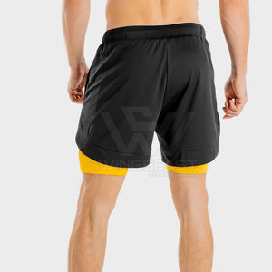Short de gymnastique léger en coton à prix raisonnable, short de gymnastique respirant le plus vendu pour hommes - Product Image 3