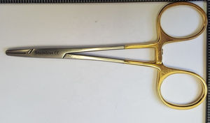 Nuevo portaagujas médico de acero inoxidable de 12cm, Instrumentos dentales manuales con insertos de carburo de tungsteno, tarifa al por mayor OEM - Product Image 2