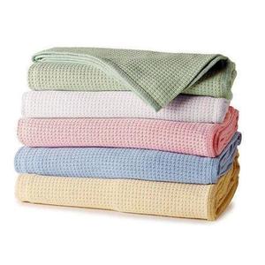 Hot Selling <b>Waffle</b> Knitted Cotton <b>Blanket</b> Soft Touch and Clean Cut Best Price for Sleep or Living Room Comfort - Product Image 5