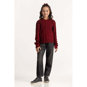 Cardigan décontracté pour femme style coréen JG, pull 100 % coton avec logo frontal, imprimé automne KG-SWT-WS24-009 - Product Image 6
