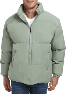 Bubble Jacket Grueso Abajo Diseño de invierno Precio al por mayor Hombres Winter Bubble Jacket Bomber Puffer Hombres Bubble Chaqueta a prueba de viento - Product Image 5