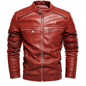 Meilleures ventes de vestes en cuir pour hommes Design personnalisable avec tissu long pour l'hiver Le plus populaire pour différents looks - Product Image 1