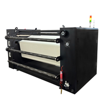 Calandre textile à rouleaux pour tissus, presse à chaud 420 mm, calandre à tambour à huile pour sublimation 1,80 m