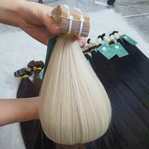 Cinta de 8 a 32 pulgadas en extensiones de cabello humano hueso recto todos los colores productos de belleza vietnamitas crudos para mujeres - Product Image 2