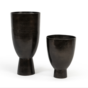 Vase à fleurs en métal Simple de haute qualité pour la décoration intérieure et le décor de voie d'entrée Pots de fleurs faits à la main Design attrayant - Product Image 3