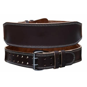 เข็มขัดออกกำลังกายหนังสำหรับเล่นกีฬาเข็มขัดยกน้ำหนักแบบหรูหราออกแบบได้ตามต้องการสำหรับ2024 - Product Image 1