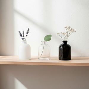 Apothecary Bottle Bud <b>Vase</b> - 4.3 (Various Colors) - HBD2104xx - Product Image 5