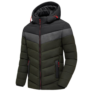 High Quality Men's Winter Stand Collar Bubble Jacket Thin Stylish High Street Ski Puffer <b>Top</b> Selling Fully OEM Custom Wholesale - Product Image 5