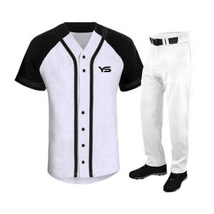 Uniforme de béisbol de alta calidad, uniforme de béisbol con logotipo personalizado en línea, el mejor Material - Product Image 6