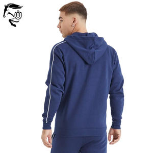 Men's New Winter Fleece Tracksuit and Sweatsuit Plus Size <b>Zip</b>-up <b>Hoodie</b> with Logo Regular Fit - Product Image 4