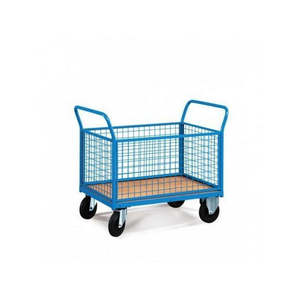 Chariot modulaire Combi CE Series, chariot industriel robuste, étagères en bois, quatre roues, freins PP personnalisables OEM - Product Image 1