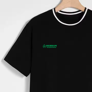 เสื้อยืดคอกลมทรงหลวมสำหรับผู้ชาย ผ้าฝ้าย 100% เป็นมิตรกับสิ่งแวดล้อม ไม่ยับง่าย แฟชั่น ราคาถูก รับสกรีนโลโก้ ขายส่ง แขนสั้น - Product Image 3