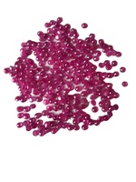 Pierre précieuse naturelle en rubis de 3 mm, taille ronde, coupe diamant, pierre précieuse en vrac, prix de gros, pierre précieuse en vrac de qualité supérieure, prix bas