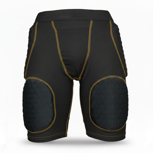 Short de compression rembourré écologique vert forêt, sous-vêtements, entraînement de gardien de but de football, anti-impact, hiver, automne - Product Image 3