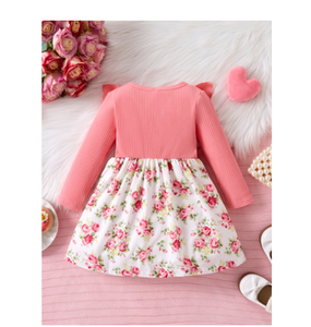 Vestidos largos de verano, vestido joven de alta calidad, ropa rosa de marca para niños, vestidos para niñas al por mayor - Product Image 1