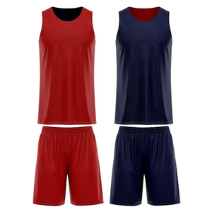 Uniformes de basket-ball pour adultes en polyester de haute qualité, maillots d'équipe scolaire personnalisés imprimés, respirants, unisexes - Product Image 3