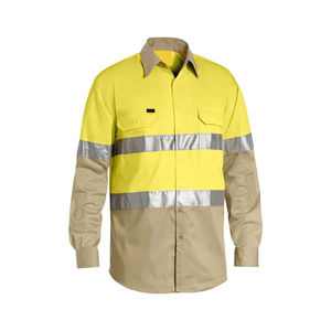 Work Wear <b>Safety</b> <b>Clothing</b> Construction Uniform Long Sleeve Polyester Fluorescent Hi Vis Reflective Road <b>Safety</b> Polo Shirt Unisex - Product Image 1