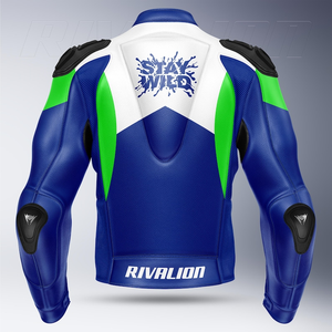Chaqueta de Motociclismo de Cuero de Vaca/Canguro Perforado para Hombre, Modelo Runner 3, Certificación CE, Todas las Tallas y Colores - Product Image 2