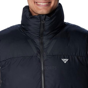 เสื้อแจ็กเก็ตเสื้อกั๊กสำหรับผู้ชายเสื้อแจ็กเก็ตแขนสีสำหรับฤดูหนาวแห้งเร็วระบายอากาศได้ดี - Product Image 5