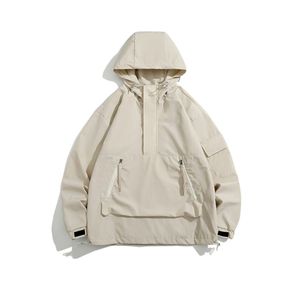 2025 nouvelle veste Softshell extérieure imperméable à la pluie avec doublure chaude coupe-vent léger Style ample pour la saison d'automne - Product Image 2